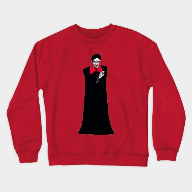 Dracula Crewneck Sweatshirt by FieryWolf